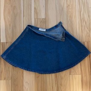 American Apparel denim skirt